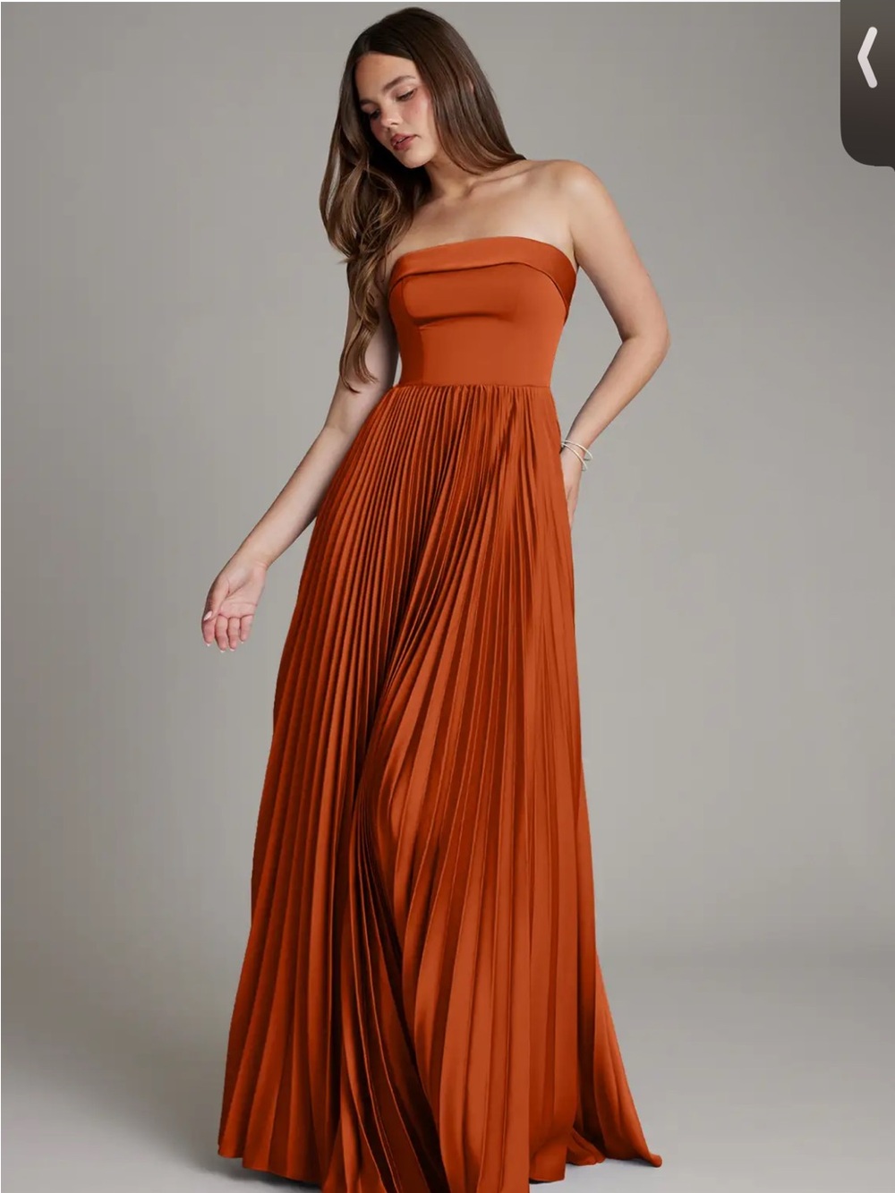 Azazie Mariana Dress Burnt Orange